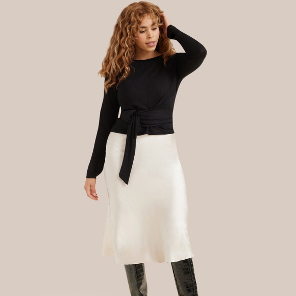 Modern Citizen Stevie Long-Sleeve Wrap Sweater - Picture 10 of 15